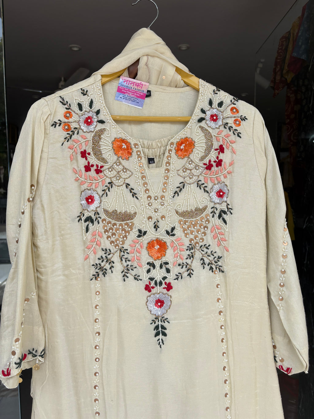 Dola Silk Handwork Suits