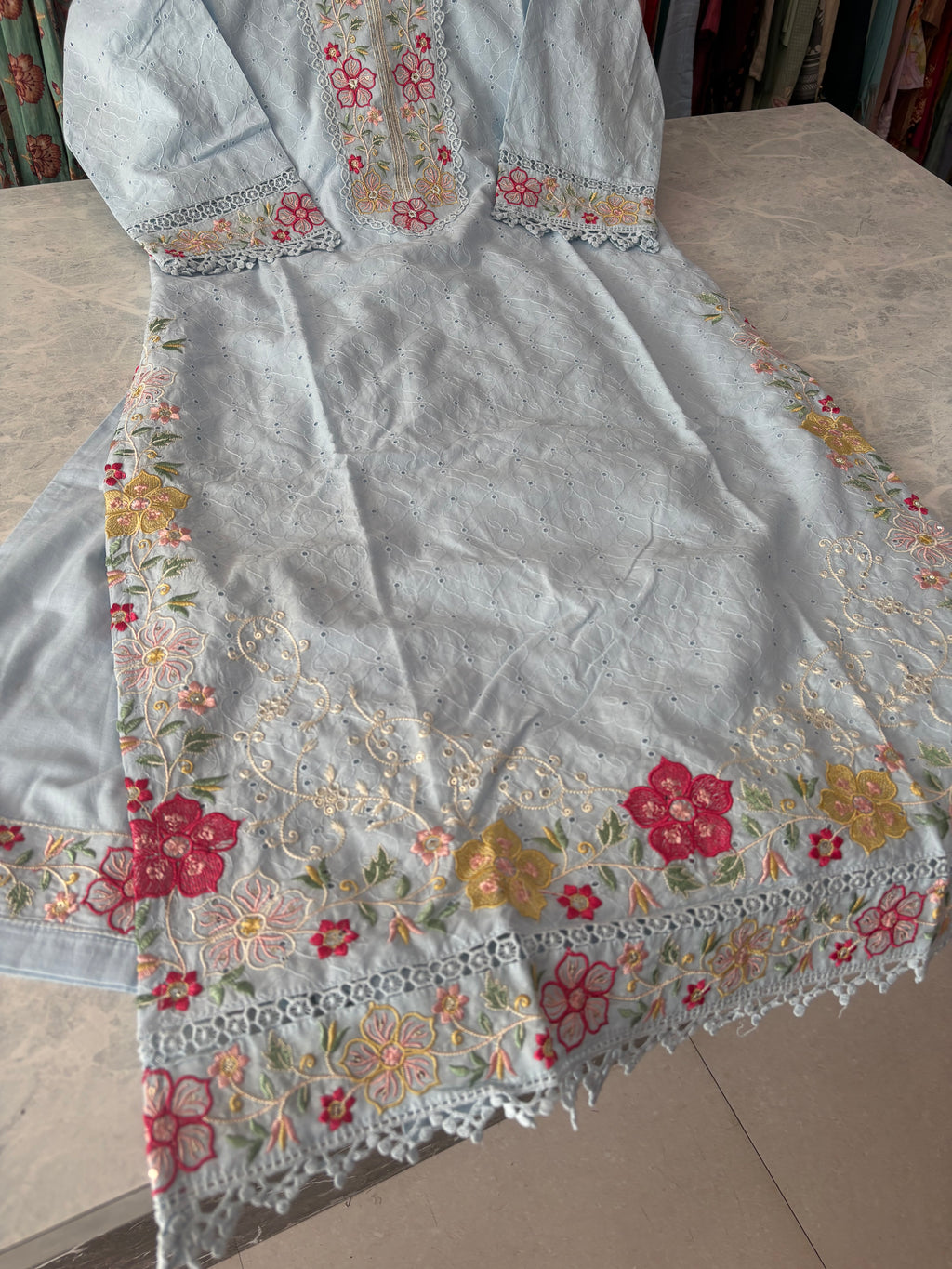 Mal Cotton Stitched Suits 303987