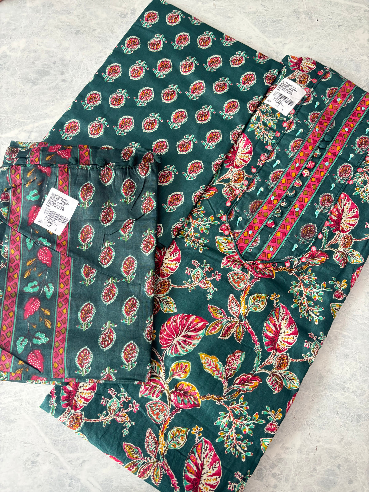 Pure cotton Unstitched Suit