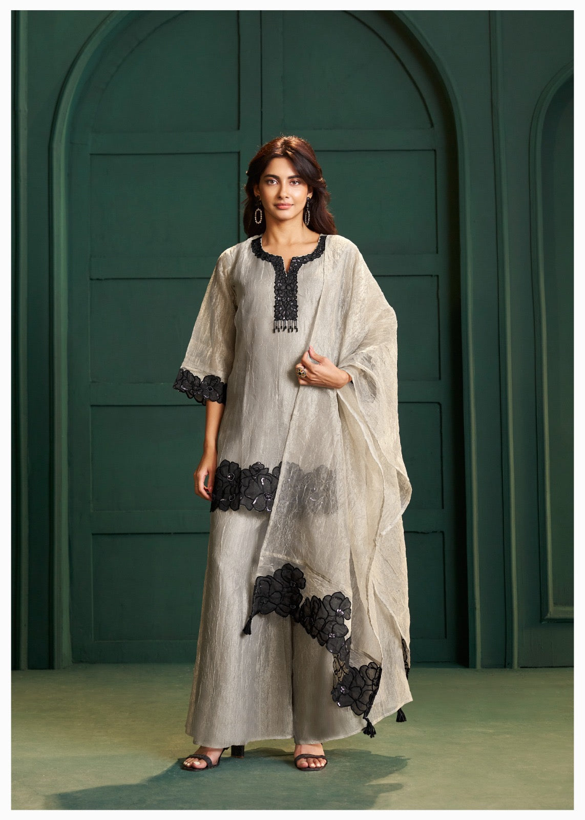 Crush Tissue Plazzo Suits 073026