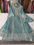 Cotton Dobhi Heavy Embroidery Suits With Dupatta