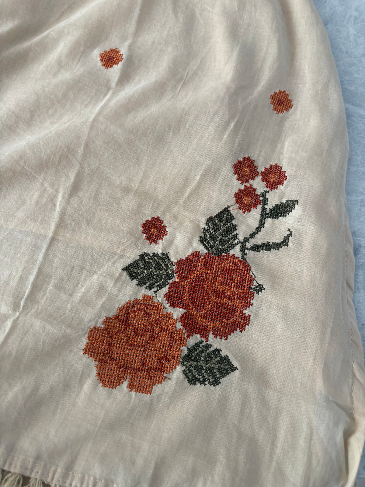 Pure Mal Cotton Stitched Aline Suits with Beautiful Embroidery Work