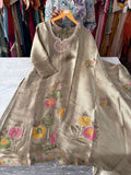 Giraffe Silk Designer Banarsi Suits with Handwork