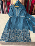 Pure Cotton Stitched Suits With Beautiful Embroidery Work