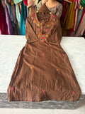 Pure Cotton Stitched Embroidery Suits With Malmal Dupatta
