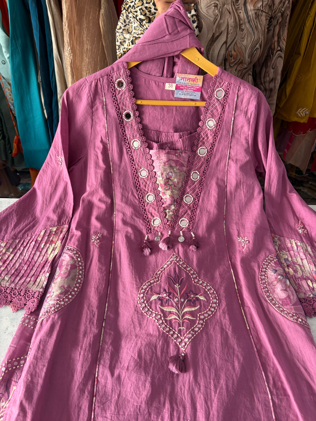 Pure Cotton Designer Embroidery Stitched Suits