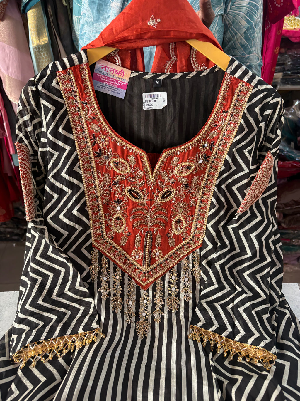 Pure Chinon Farshi Salwar Stitched Suits