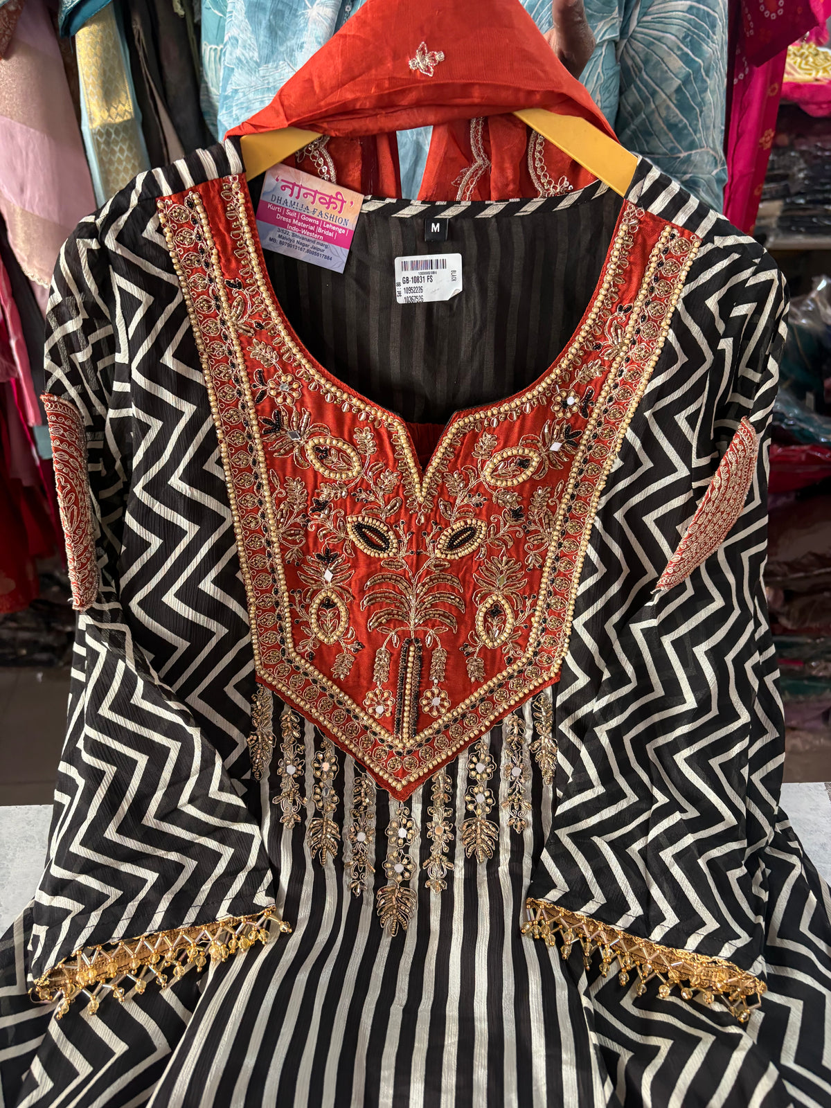 Pure Chinon Farshi Salwar Stitched Suits