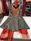 Pure Chinon Farshi Salwar Stitched Suits
