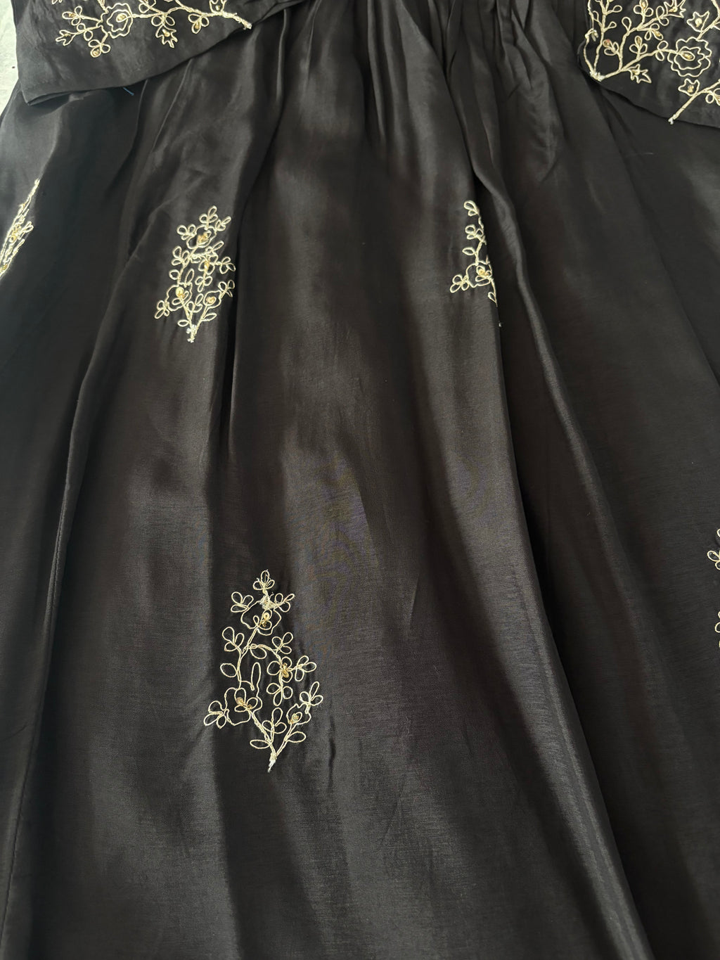 Dola Silk Fabric Designer Aline Suits