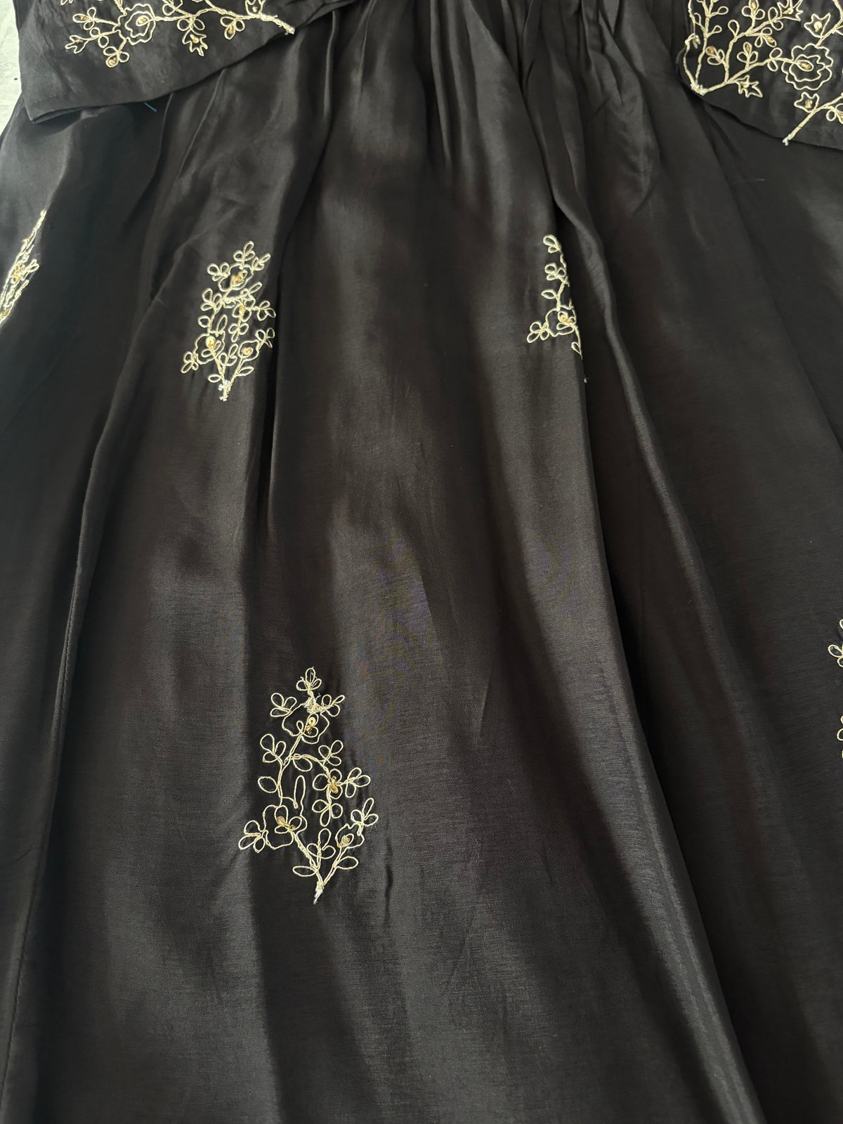 Dola Silk Fabric Designer Aline Suits