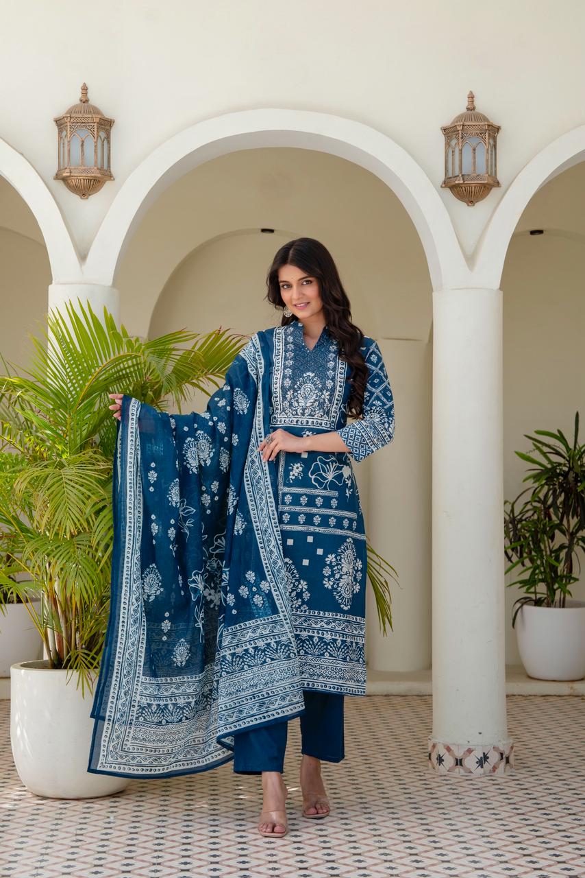 Cotton 3Pcs Suit