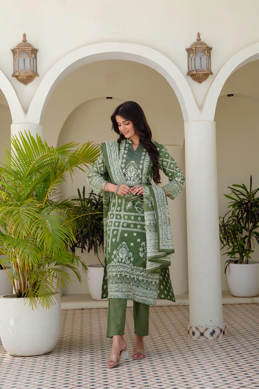 Cotton 3pcs Suit