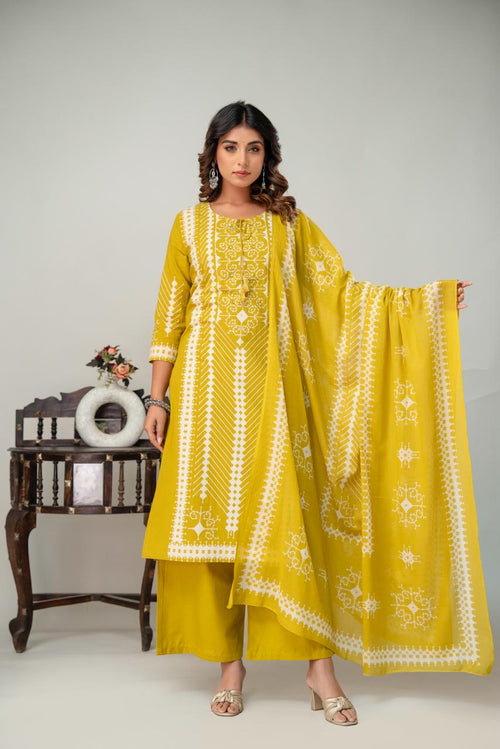 Cotton 3pcs Suit