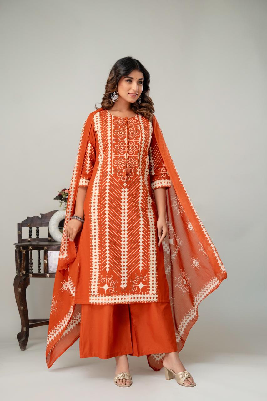 Cotton 3Pcs Suit