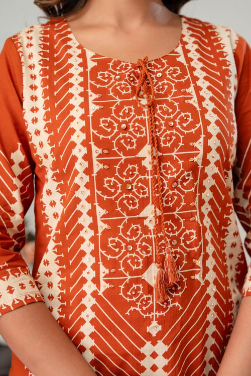Cotton 3Pcs Suit