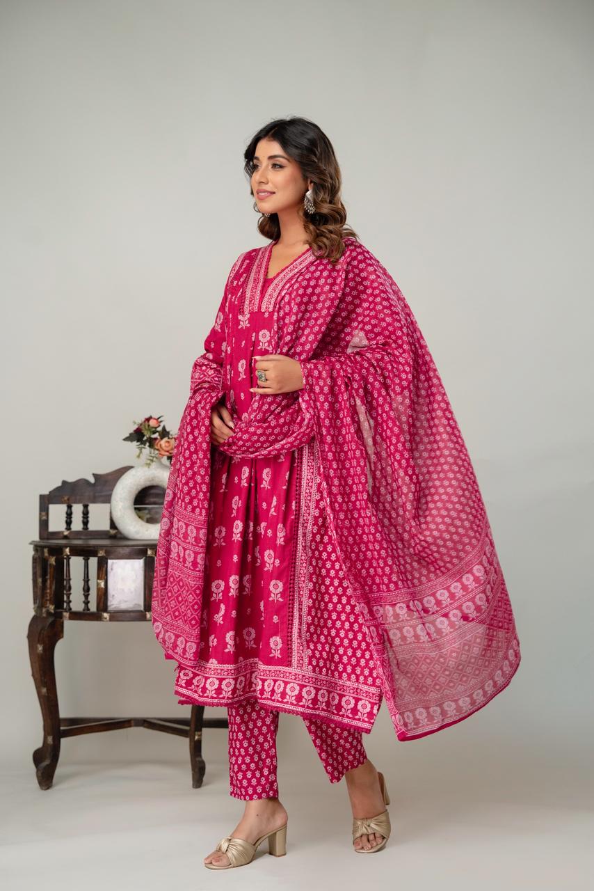 Cotton Aline 3pcs Suit