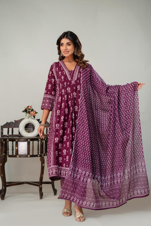 Cotton Aline 3pcs Suit
