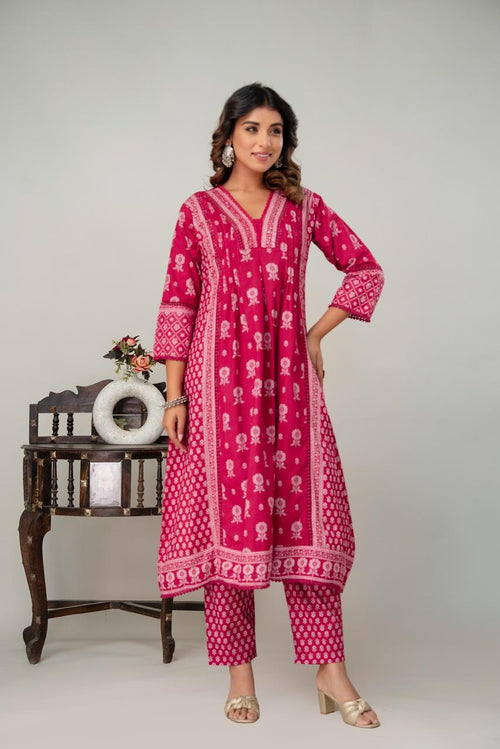 Cotton Aline 3pcs Suit