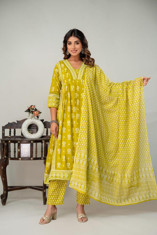Cotton Aline 3pcs Suit