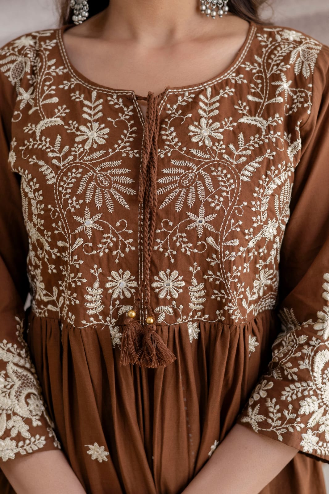 Pure Cotton Anarkali Suit