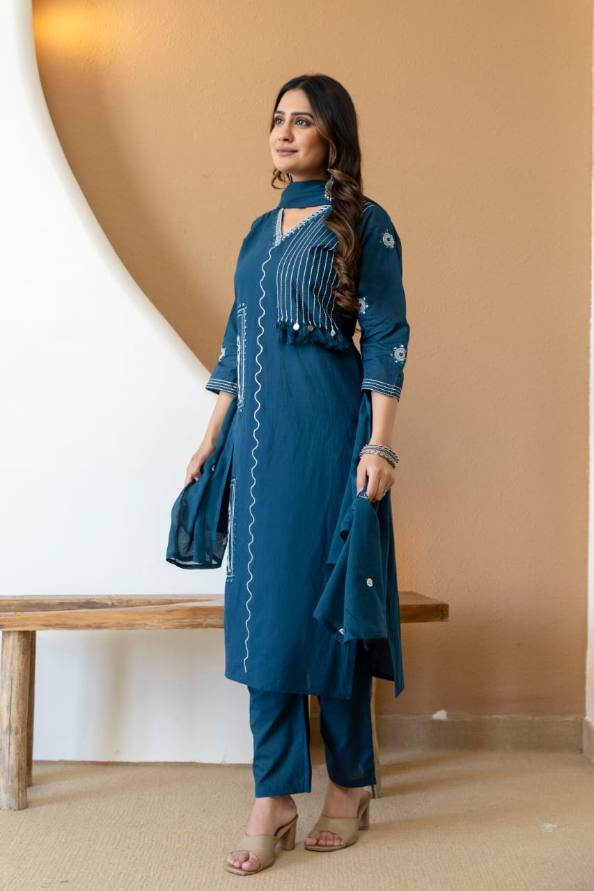 Pure Cotton 3pcs Suit