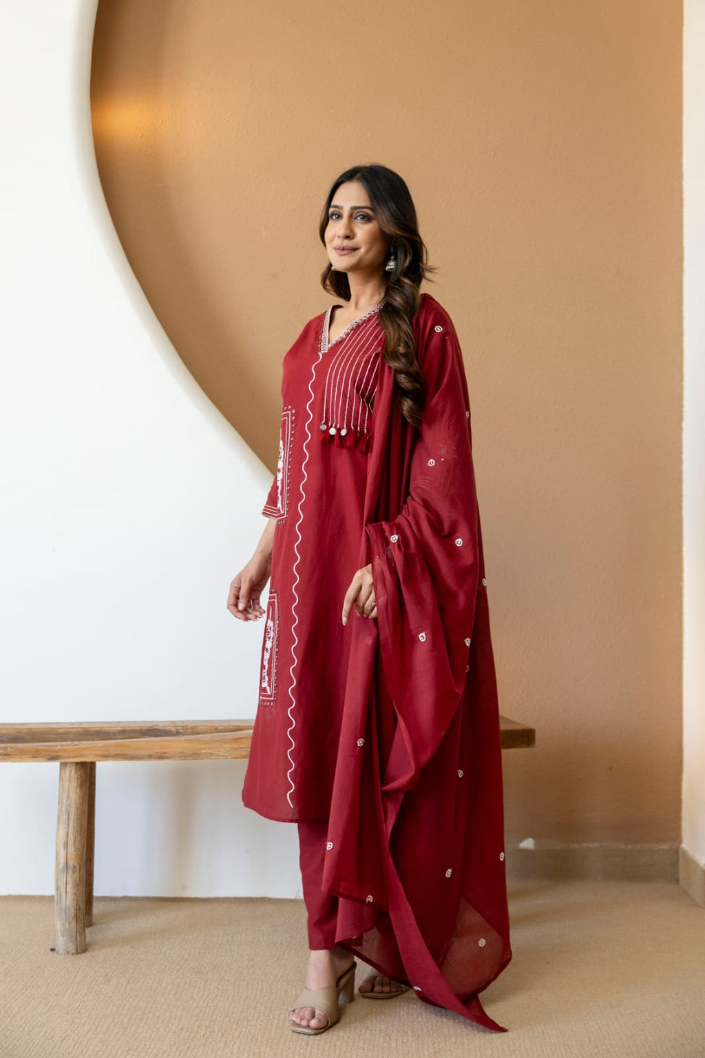 Pure Cotton 3Pcs Suit