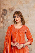 Pure Cotton Aline 3pcs Suit