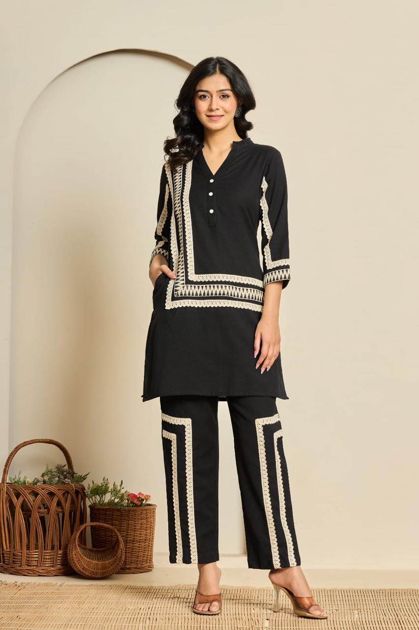 Pure Khadi Cotton Co-ord Set