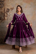 Heavy Embroidery Anrakali 3pcs Suit