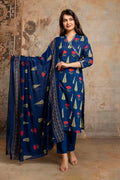 Pure Cotton Angrakha 3pcs Suit