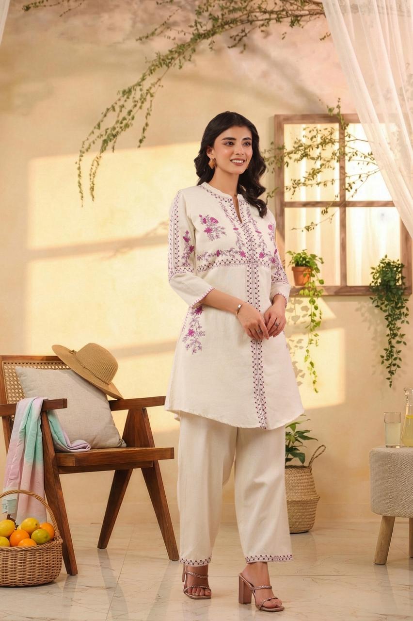 Pure Khadi Cotton Co-ord Set