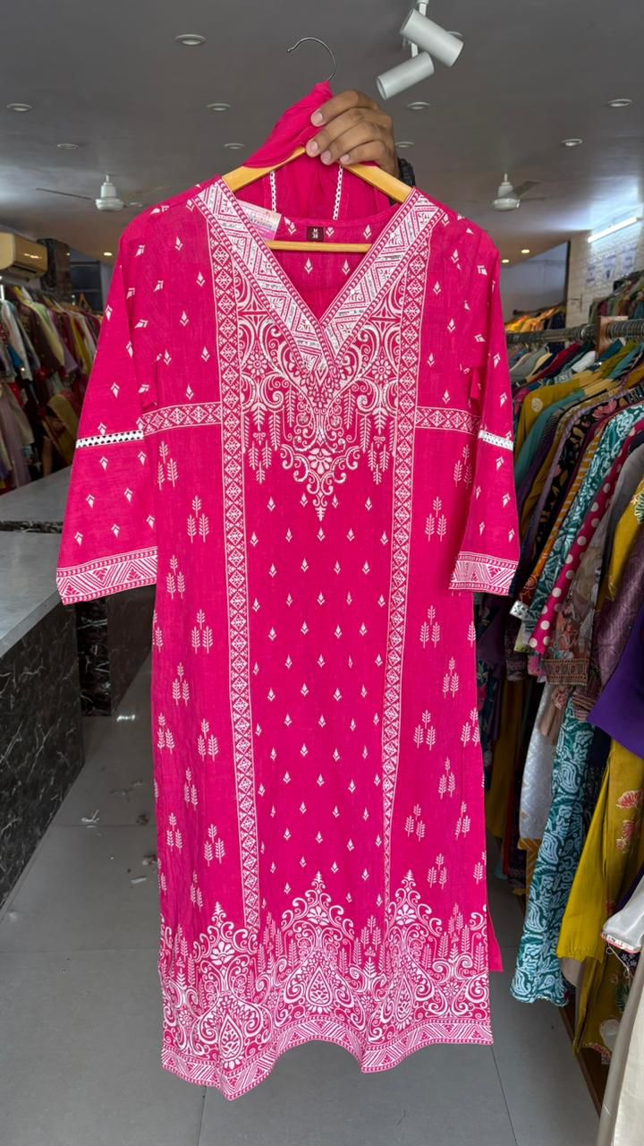 Pure Cotton 3Pcs suit
