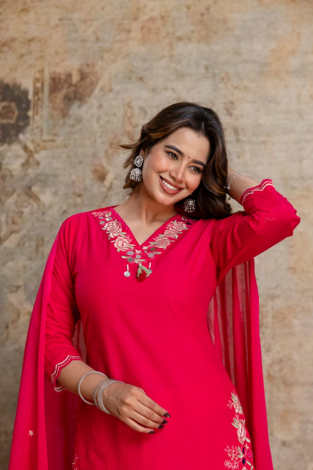 Pure cotton stitched 3pcs suit