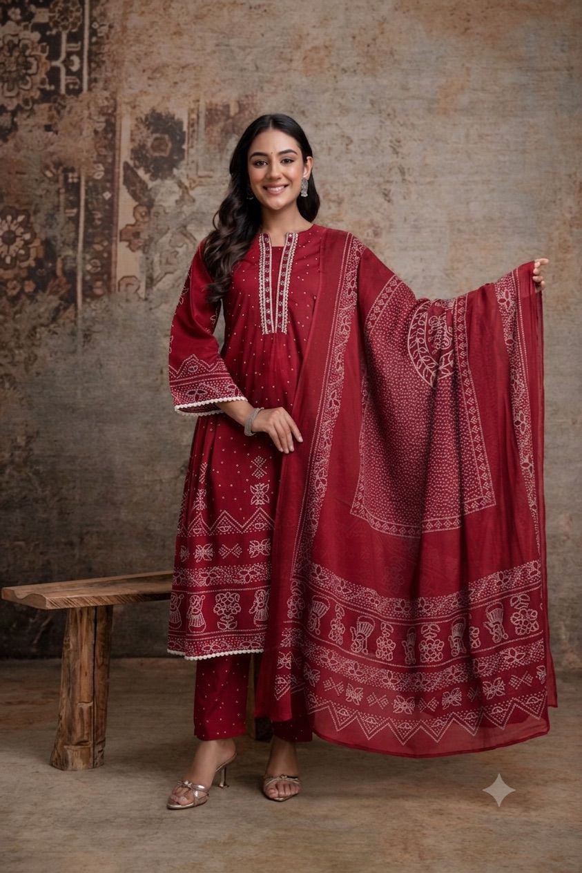 Pure Cotton Aline Suits