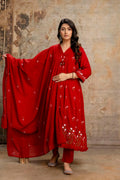 Malmal Cotton Stiched Aline Suits