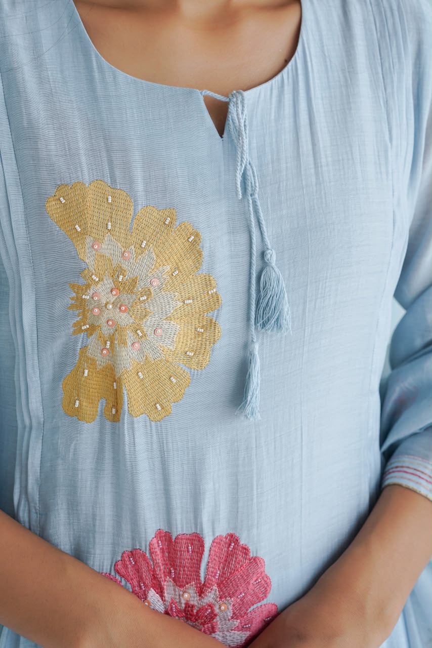 Mal Chanderi Aline Suits