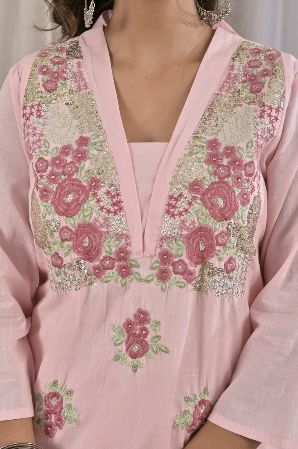 Pure Cotton Embroidery Suits