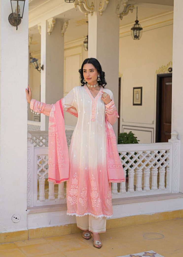 Mal Cotton Anarkali Suits