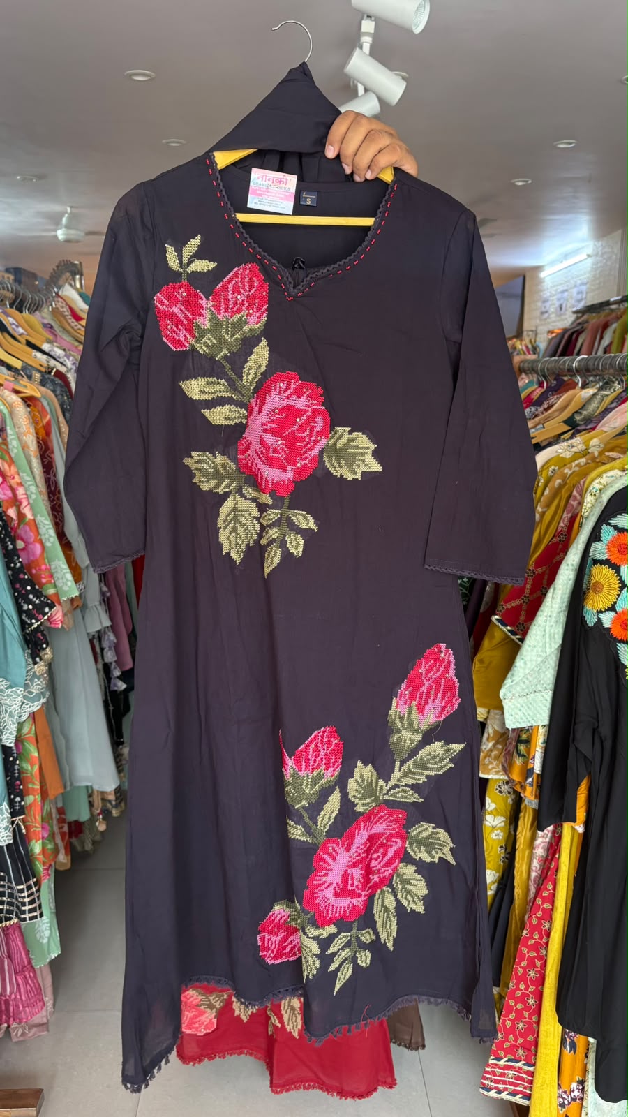 Malmal Cotton Aline Suits