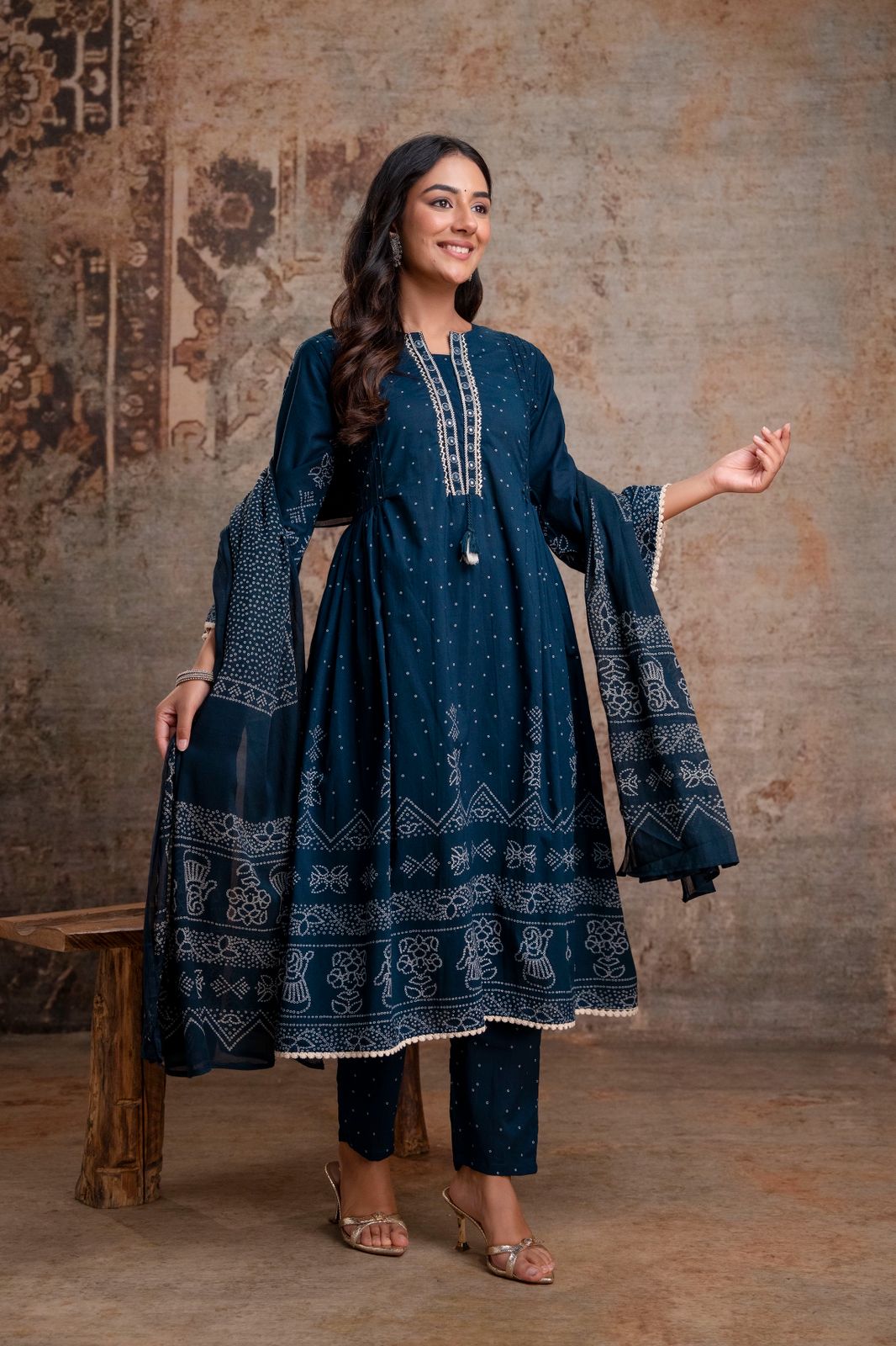 Pure Cotton Aline Suits