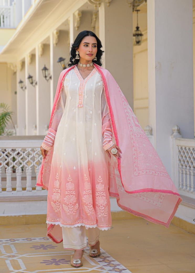 Mal Cotton Anarkali Suits